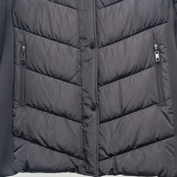 Calvin Klein. Long Bib-Front Puffer Jacket. - Picture 7 of 12